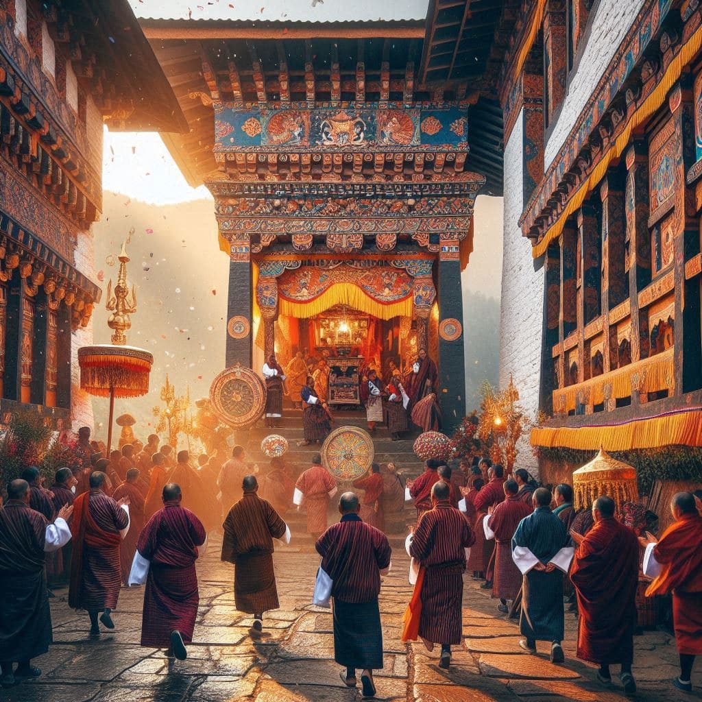 Bhutan traditional festival