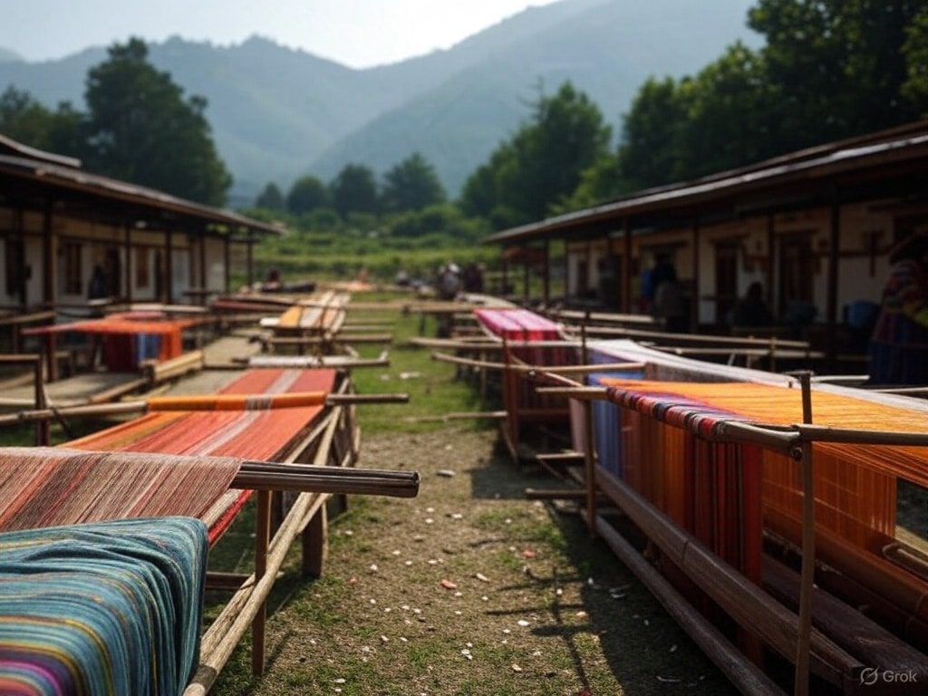 Best-Bhutan-Tour-Weaving-Center-in-Changzamtok